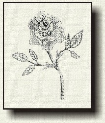 Blackwork rose