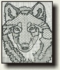 Blackwork Wolf